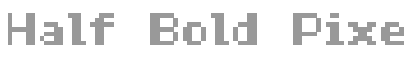 Half Bold Pixel 7