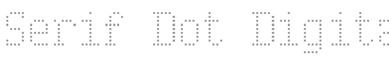 Serif Dot Digital 7