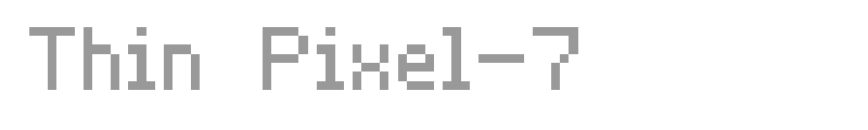 Thin Pixel 7