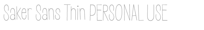 Saker Sans Thin