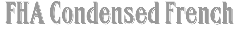 FHA Condensed French NC