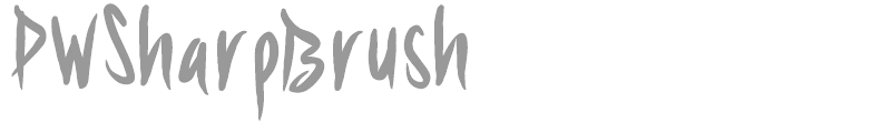 PW Sharp Brush