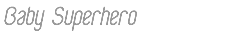 Baby Superhero