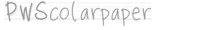 PW Scolarpaper