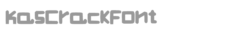 Kas Crack Font