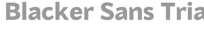 Blacker Sans