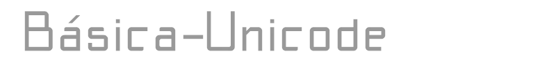 Básica Unicode