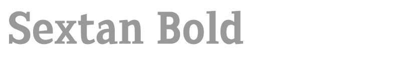 Sextan Serif 0
