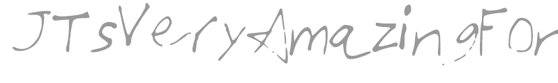 JTs Very Amazing Font