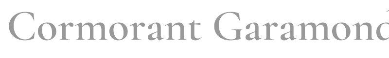 Cormorant Garamond