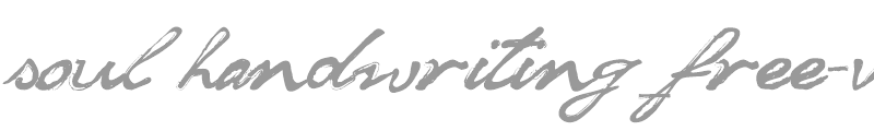 Soul Handwriting