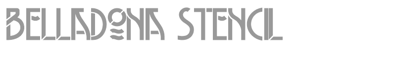 Belladona Stencil