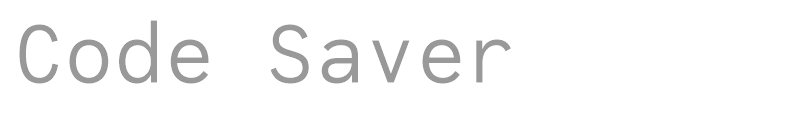 Code Saver