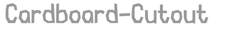 Cardboard-Cutout