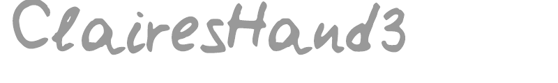 Claires Hand 3