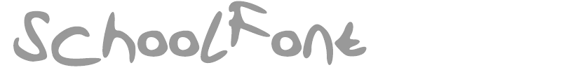 School Font
