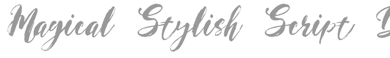 Magical Stylish Script