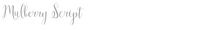 Mulberry Script