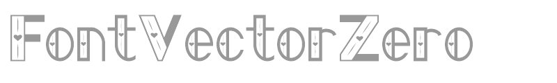 Font Vector Zero