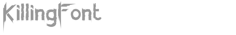Killing Font