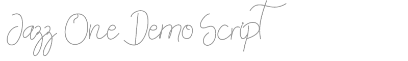 Jazz One Script