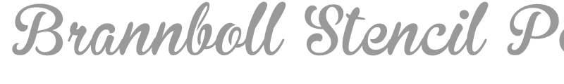 Brannboll Stencil