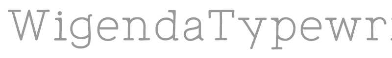 Wigenda Typewrite