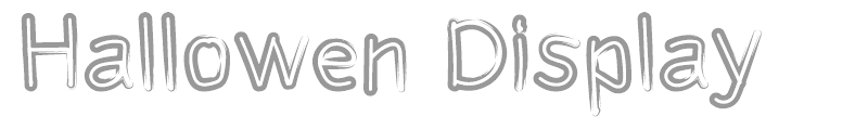 Hallowen Display