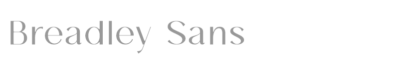 Breadley Sans