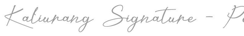 Kaliurang Signature