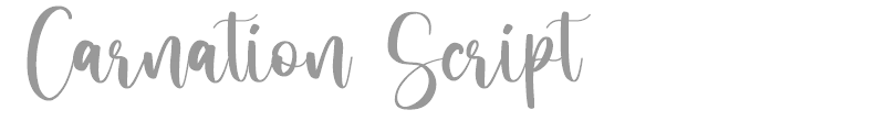 Carnation Script
