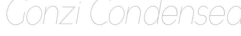 Gonzi Condensed