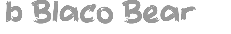 b Blaco Bear
