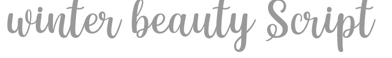 Winter Beauty Script