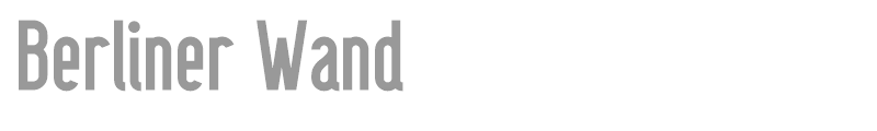 Berliner Wand
