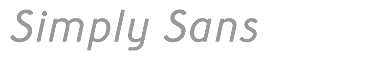 Simply Sans