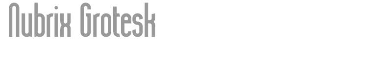 Nubrix Grotesk
