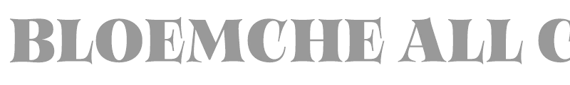 Bloemche All Caps