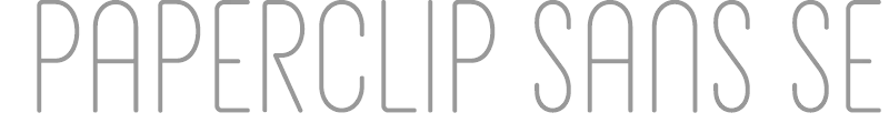 Paperclip Sans Serif