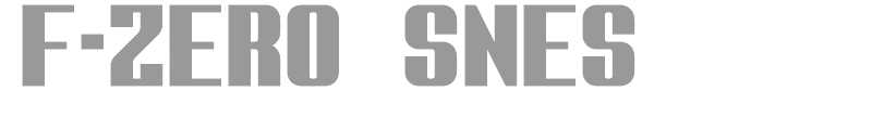 F-Zero SNES
