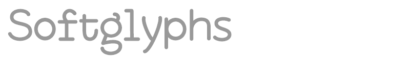 Softglyphs