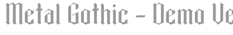 Metal Gothic