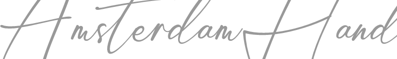 Amsterdam Handwriting