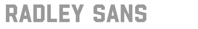 Radley Sans
