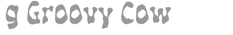 g Groovy Cow