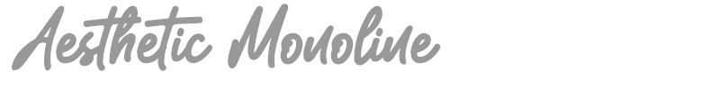 Aesthetic Monoline