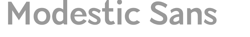 Modestic Sans