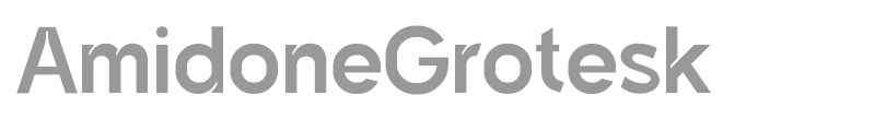 Amidone Grotesk