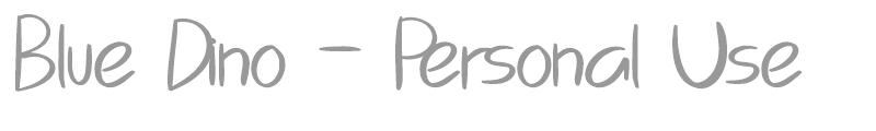 Blue Dino