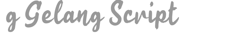 g Gelang Script